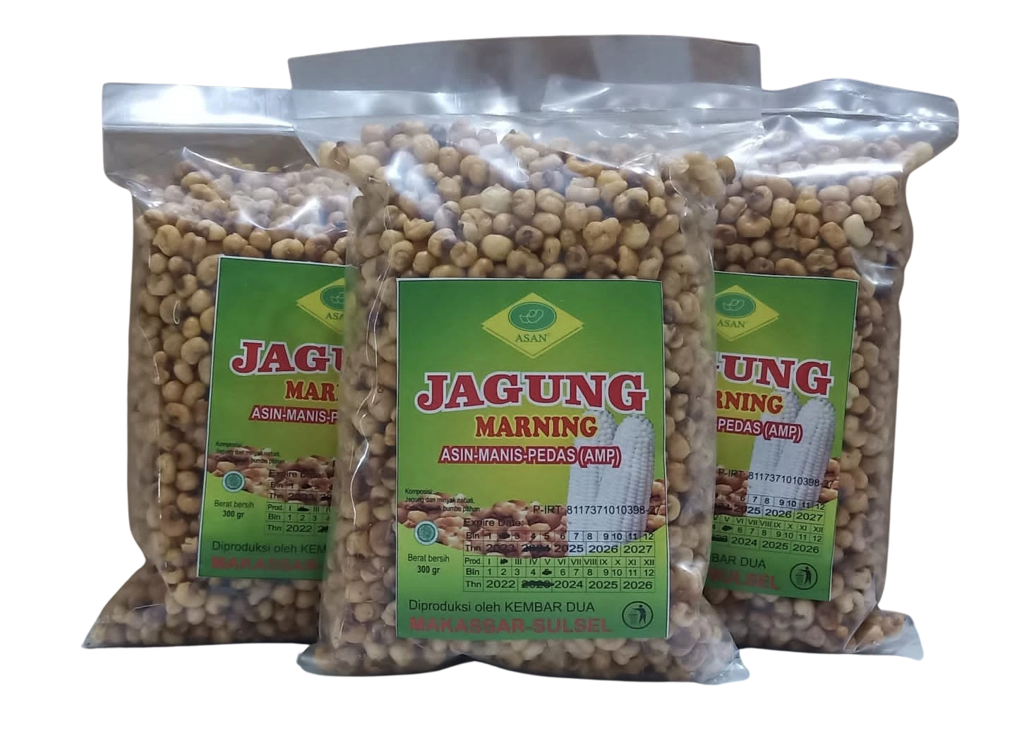 jagung marning asin manis pedas 300 gram